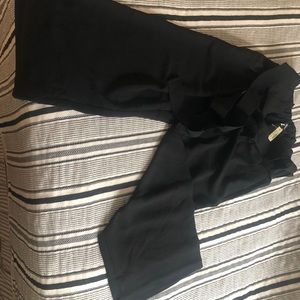 Madewell crop wide-leg paper bag waist